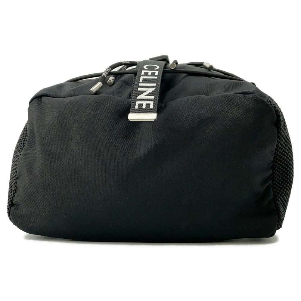 Celine Logo Rucksack Backpack Backpack Black - image 3